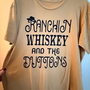 Yellowstone Graphic T-Shirt - Tan